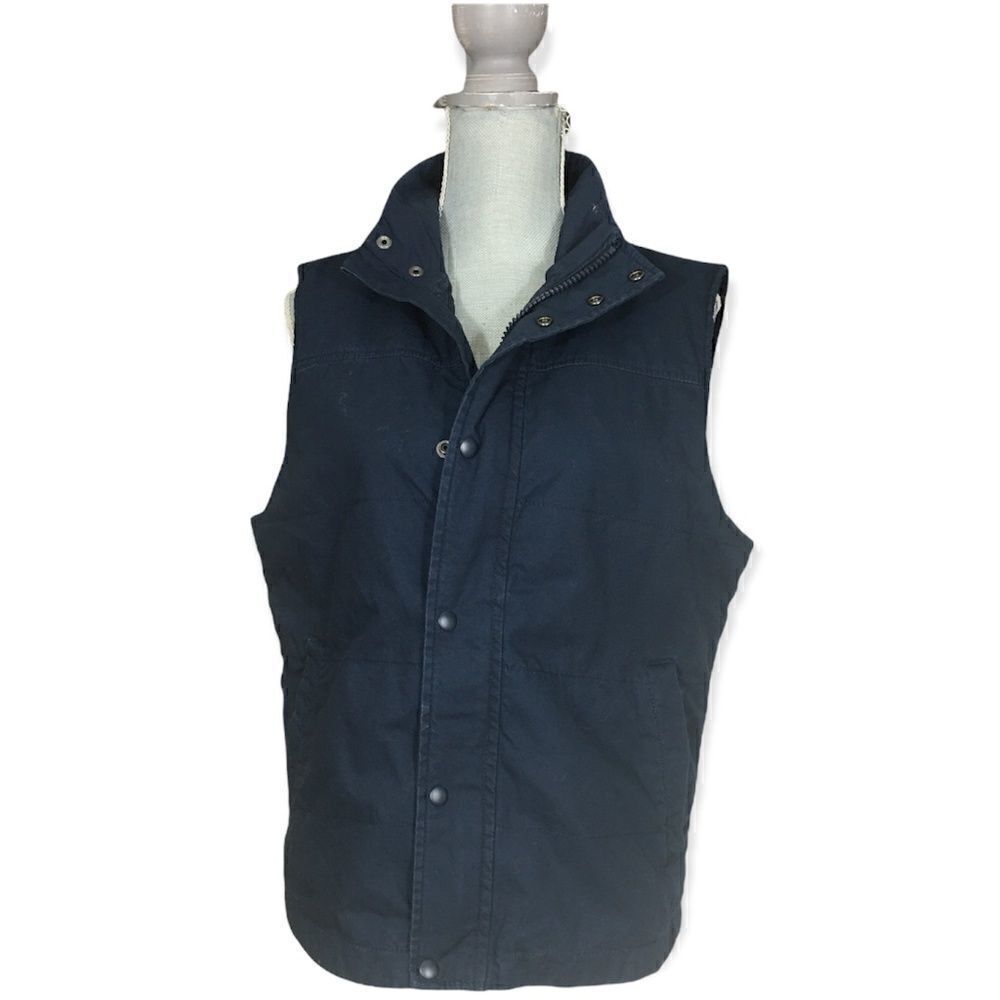 St. Johns Bay Men's Cotton with Flannel Lining Vest Size S